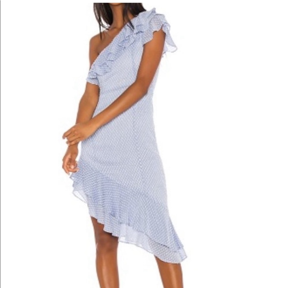 Song of Style Mid-Lenght Dress Light blue